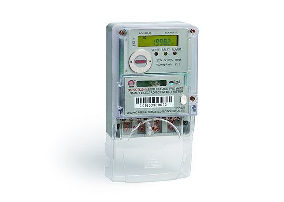 เครื่องวัดพลังงาน AMI แบบสมาร์ทเฟสเดียวพร้อม RS485 IEC 62056 61 Iec 62056 62