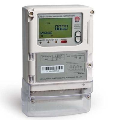 IEC62055 31 การ์ดซีพียู 3 เฟสมิเตอร์แบบเติมเงินสี่สาย Ami Advanced Metering