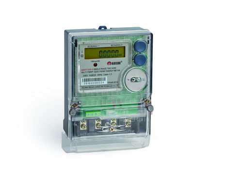 ASIC LCD SMT Multi Tariff Energy Meter เครื่องวัดการใช้พลังงาน 220v เฟสเดียว