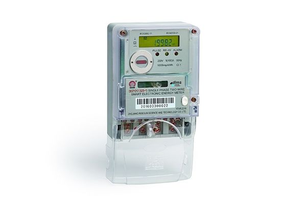 1 fase Smart kWh Meter พร้อมจอ LCD IEC 62056 42 Protocol 5 60 A 5 100 A
