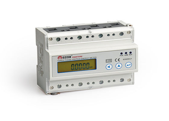 MODBUS 3 Phase Kwh Meter Din Rail สำหรับ Ami Advanced Metering Infrastructure System